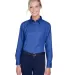 8976 UltraClub® Ladies' Whisper Twill Blend Woven ROYAL front view