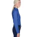 8976 UltraClub® Ladies' Whisper Twill Blend Woven ROYAL side view