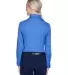 8976 UltraClub® Ladies' Whisper Twill Blend Woven FRENCH BLUE back view