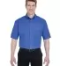 8977 UltraClub® Adult Whisper Twill Blend Short-S ROYAL front view