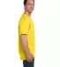 5190 Hanes® Beefy®-T with Pocket in Yellow side view