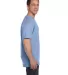 5190 Hanes® Beefy®-T with Pocket in Light blue side view