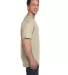 5190 Hanes® Beefy®-T with Pocket in Sand side view