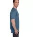 5190 Hanes® Beefy®-T with Pocket in Denim blue side view