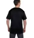 5190 Hanes® Beefy®-T with Pocket in Black back view