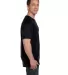 5190 Hanes® Beefy®-T with Pocket in Black side view