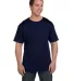5190 Hanes® Beefy®-T with Pocket in Navy front view