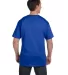 5190 Hanes® Beefy®-T with Pocket in Deep royal back view