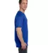 5190 Hanes® Beefy®-T with Pocket in Deep royal side view