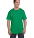 5190 Hanes® Beefy®-T with Pocket in Kelly green front view