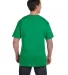 5190 Hanes® Beefy®-T with Pocket in Kelly green back view
