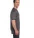 5190 Hanes® Beefy®-T with Pocket in Smoke gray side view