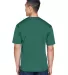 8400 UltraClub® Men's Cool & Dry Sport Mesh Perfo FOREST GREEN back view