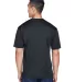 8400 UltraClub® Men's Cool & Dry Sport Mesh Perfo BLACK back view