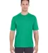 8400 UltraClub® Men's Cool & Dry Sport Mesh Perfo KELLY front view