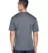 8400 UltraClub® Men's Cool & Dry Sport Mesh Perfo CHARCOAL back view