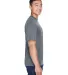 8400 UltraClub® Men's Cool & Dry Sport Mesh Perfo CHARCOAL side view
