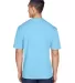 8400 UltraClub® Men's Cool & Dry Sport Mesh Perfo COLUMBIA BLUE back view