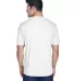 8420 UltraClub Men's Cool & Dry Sport Performance  WHITE back view