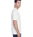 8420 UltraClub Men's Cool & Dry Sport Performance  WHITE side view