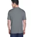 8420 UltraClub Men's Cool & Dry Sport Performance  CHARCOAL back view