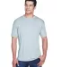 8420 UltraClub Men's Cool & Dry Sport Performance  GREY front view