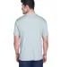 8420 UltraClub Men's Cool & Dry Sport Performance  GREY back view