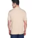 8420 UltraClub Men's Cool & Dry Sport Performance  SAND back view