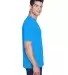 8420 UltraClub Men's Cool & Dry Sport Performance  PACIFIC BLUE side view