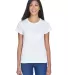 8420L UltraClub Ladies' Cool & Dry Sport Performan WHITE front view