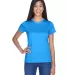 8420L UltraClub Ladies' Cool & Dry Sport Performan PACIFIC BLUE front view