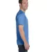 5280 Hanes Heavyweight T-shirt in Carolina blue side view