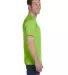 5280 Hanes Heavyweight T-shirt in Lime side view