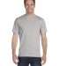 5280 Hanes® Heavyweight T-shirt LIGHT STEEL front view
