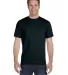 5280 Hanes Heavyweight T-shirt in Black front view