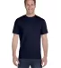 5280 Hanes Heavyweight T-shirt in Navy front view