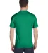 5280 Hanes Heavyweight T-shirt in Kelly green back view