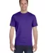 5280 Hanes Heavyweight T-shirt in Purple front view