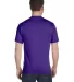 5280 Hanes Heavyweight T-shirt in Purple back view