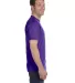 5280 Hanes Heavyweight T-shirt in Purple side view