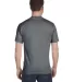 5280 Hanes Heavyweight T-shirt in Oxford gray back view