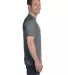 5280 Hanes Heavyweight T-shirt in Oxford gray side view