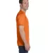 5280 Hanes Heavyweight T-shirt in Safety orange side view