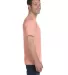 5280 Hanes Heavyweight T-shirt in Candy orange side view