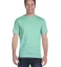 5280 Hanes Heavyweight T-shirt in Clean mint front view