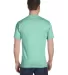 5280 Hanes Heavyweight T-shirt in Clean mint back view