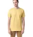 5280 Hanes Heavyweight T-shirt in Athletic gold front view