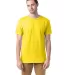 5280 Hanes Heavyweight T-shirt in Athletic yellow front view