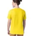 5280 Hanes Heavyweight T-shirt in Athletic yellow back view