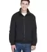 8921 Men's UltraClub® Adventure All-Weather Jacke BLACK/ BLACK front view
